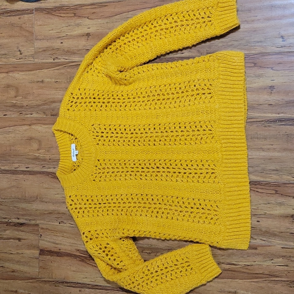 Yellow madewell sweater